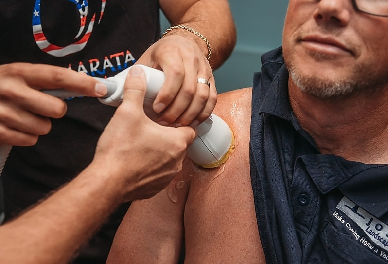 Shoulder Impingement Syndrome Relief with SoftWave Therapy at Nathans Family Chiropractic
